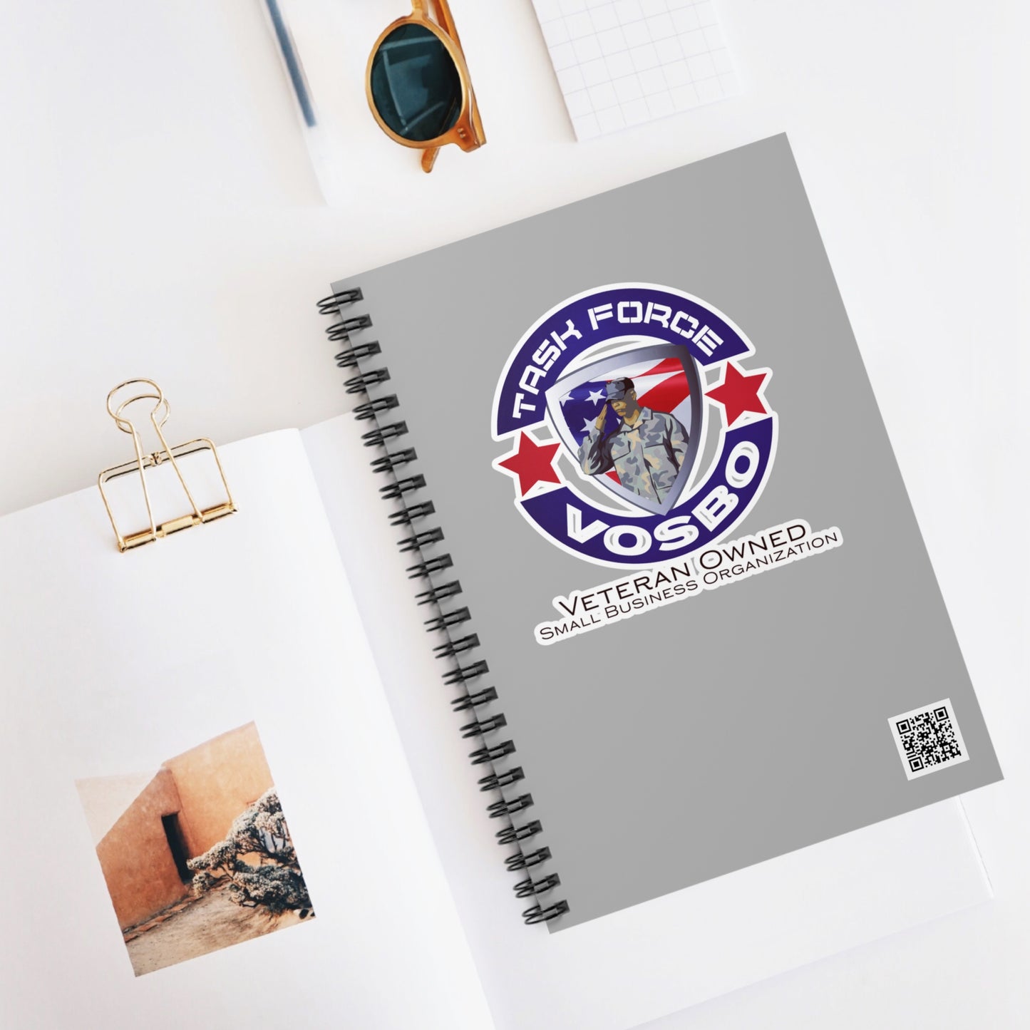 Task Force VOSBO Spiral Notebook - Ruled Line